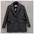 Prada Belted Cashmere Single Padding Jacket Black - view 2