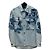 Louis Vuitton Giacca camicia in denim acquerello Multicolore