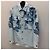 Louis Vuitton Giacca camicia in denim acquerello Multicolore - vista 4