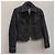 Louis Vuitton Giacca in denim con zip Nero - vista 3