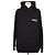 Balenciaga Kapuzenpullover mit Wave Logo Stickerei Neues Modell Schwarz
