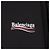 Balenciaga Kapuzenpullover mit Wave Logo Stickerei Neues Modell Schwarz - Ansicht 2
