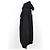 Balenciaga Kapuzenpullover mit Wave Logo Stickerei Neues Modell Schwarz - Ansicht 3