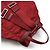 Prada Red Fabric Pocono Nylon Silver Triangle Logo Backpack - view 10