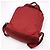 Prada Red Fabric Pocono Nylon Silver Triangle Logo Backpack - view 4