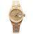 Rolex Reloj Datejust de oro para mujer con índice de oro Dorado
