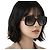 Gucci Gafas de sol de lujo en acetato negro oversize moda unisex Multicolor