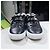 Hermès Sneakers Day in lana e pelle di vitello Palladium Noir Nero - vista 2