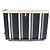 Thom Browne Navy Pebble Grain Leather Stripe Medium Document Holder Clutch Blue - view 2