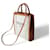 Céline Cabas Verticale in Tela Small Marrone - vista 2