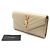 Saint Laurent Langer Geldbeutel Monogramm Matelassé Caviar Beige Gold Braun - Ansicht 2