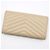 Saint Laurent Langer Geldbeutel Monogramm Matelassé Caviar Beige Gold Braun - Ansicht 4