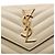 Saint Laurent Langer Geldbeutel Monogramm Matelassé Caviar Beige Gold Braun - Ansicht 5