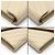 Saint Laurent Langer Geldbeutel Monogramm Matelassé Caviar Beige Gold Braun - Ansicht 9