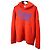 Moncler Camiseta con capucha de punto de lana Roja
