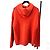 Moncler Camiseta con capucha de punto de lana Roja - vista 2
