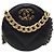 Chanel Serie di borse Tambourine con logo CC Oro e Nero