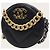 Chanel Serie di borse Tambourine con logo CC Oro e Nero - vista 2