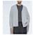 Acne Studios Face Patch Wollstrickjacke Grau Silber  - Ansicht 3