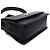 Fendi Borsa Tote e Borsa a Spalla in pelle di vitello nera con logo FF Can Eye Nero - vista 11