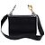 Fendi Borsa Tote e Borsa a Spalla in pelle di vitello nera con logo FF Can Eye Nero - vista 4