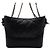 Chanel Gabrielle Hobo Schultertasche und Umhängetasche Schwarz - Ansicht 4