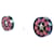 Chanel Orecchini CC Circle Multicolore  - vista 2