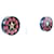 Chanel Orecchini CC Circle Multicolore  - vista 3