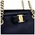 Salvatore Ferragamo Melike Chain Shoulder Bag mit goldfarbenem Logo Navy Blau - Ansicht 8