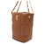 Burberry Bolsa Bucket acolchoada em couro Marrom Maple com corrente dourada - vista 2