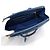 Prada Borsa Tote Blue Leather Saffiano Lux Double Zip - vista 5