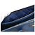 Prada Borsa Tote Blue Leather Saffiano Lux Double Zip - vista 6
