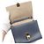 Fendi Piccola borsa a tracolla in pelle blu con catena - vista 7
