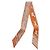 Hermès Foulard Twilí in seta Cheval de Coeur Bandana da donna Bianco - vista 2