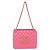 Chanel Borsa a tracolla a soffietto con logo CC Rosa
