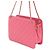 Chanel Borsa a tracolla a soffietto con logo CC Rosa - vista 4