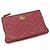 Gucci Clutch Red Matelassé Chevron GG Marmont Rosso - vista 3