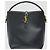 Cassandra Saint Laurent Borsa a secchiello in pelle lucida nera Nero - vista 2