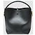 Cassandra Saint Laurent Borsa a secchiello in pelle lucida nera Nero - vista 7
