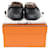 Hermès Mule Kelly Silver Buckle Oz da donna Nero  - vista 7