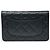Wallet On Chain Chanel Portafoglio Caviar on Chain Black Silver Series Nero - vista 9