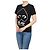 Comme Des Garcons Upside Down Heart T-Shirt für Damen Orange - Ansicht 4
