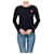 Comme Des Garcons Roter Patch Strick AZ für Damen Blau - Ansicht 4