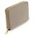 Céline Cartera compacta con cremallera en piel de becerro granulada gris pebble Castaño - vista 3