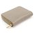 Céline Cartera compacta con cremallera en piel de becerro granulada gris pebble Castaño - vista 4