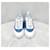 Hermès Sneakers Denim Bouncing Argento  - vista 2