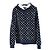 Louis Vuitton Monogram Cotton Towel Ring Hoodie Schwarz