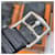 Hermès Borsa Messenger Kelly Togo PM Nera con Palladio Nero - vista 9