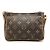 Borsa a Spalla Louis Vuitton Vivacite PM Marrone Monogramma - vista 3
