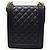 Borsa Chanel serie Boy in caviar nero e oro champagne - vista 5